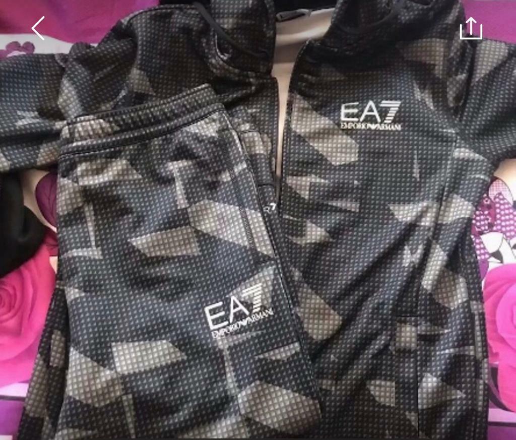 armani tracksuit camo